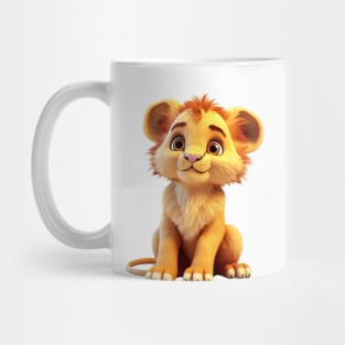 Cute Animal Characters Art 3 -tiny lion- Mug